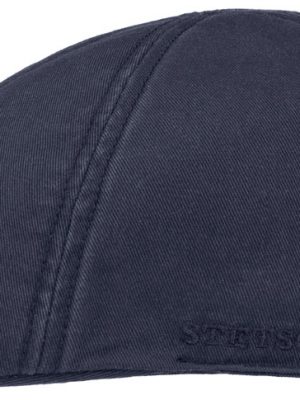 Accessoire Casquette Plate Coton Bleu Fonce