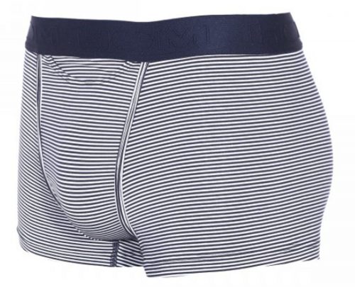 Accessoire Shorty Rayure Baton Horizontale Bleu Fonce
