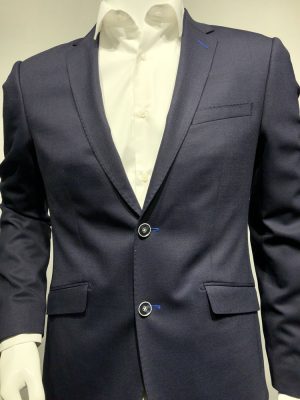 Veste Blazer  Natte Losange Las Bleu Fonce