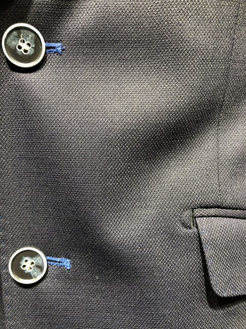 Veste Blazer  Natte Losange Las Bleu Fonce – Image 2
