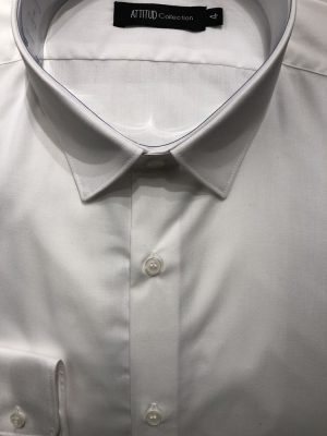 Chemise Manches Longues Ville Pop Unie Modern Psm Beige Clair