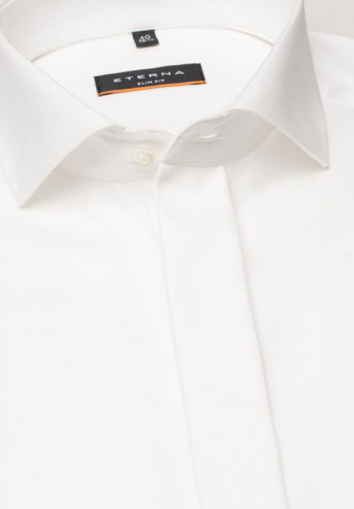 Chemise Manches Longues Ville Slim Mousquetaires Ivoire (c) Divers – Image 2