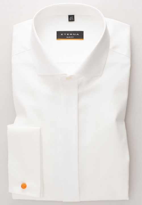 Chemise Manches Longues Ville Slim Mousquetaires Ivoire (c) Divers – Image 3
