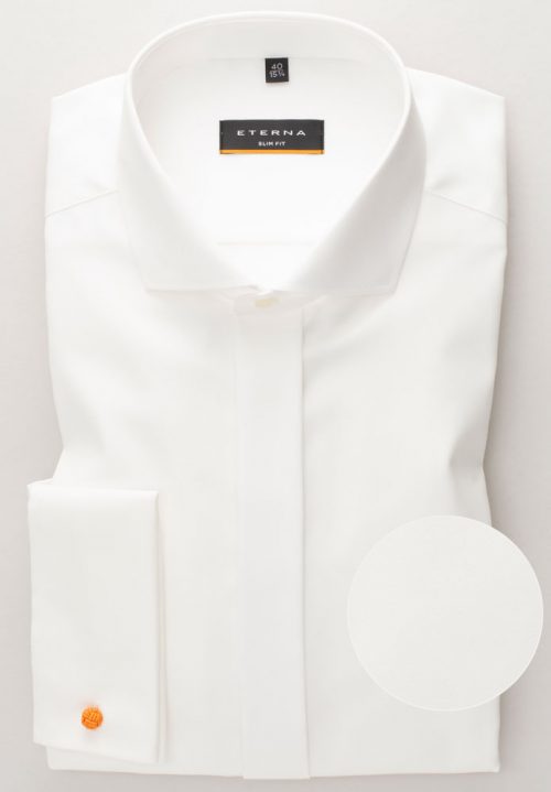 Chemise Manches Longues Ville Slim Mousquetaires Ivoire (c) Divers – Image 7