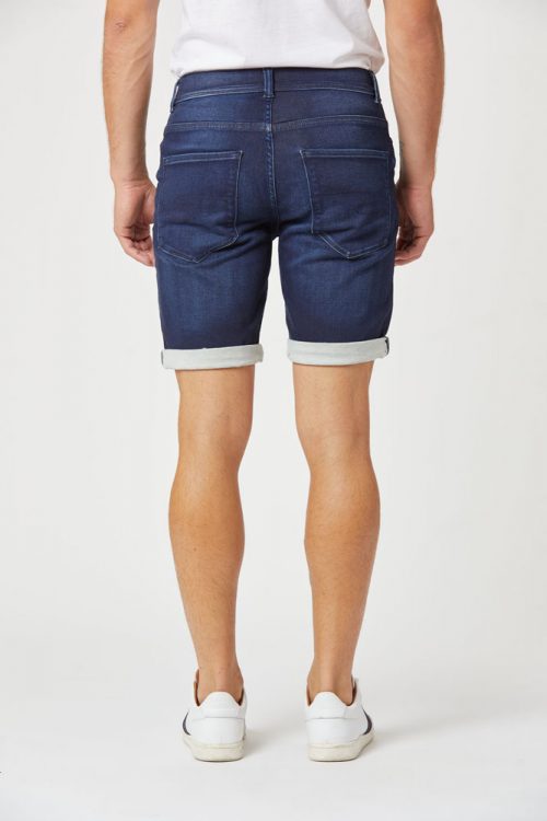 Pantalon Bermuda  Jog Denim Dark Bleu Fonce – Image 3