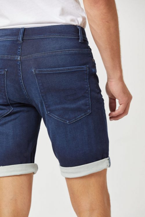 Pantalon Bermuda  Jog Denim Dark Bleu Fonce – Image 5