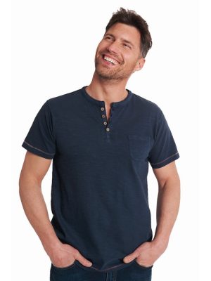 T-shirt Manches Courtes Flamme Tunisien Bleu Fonce