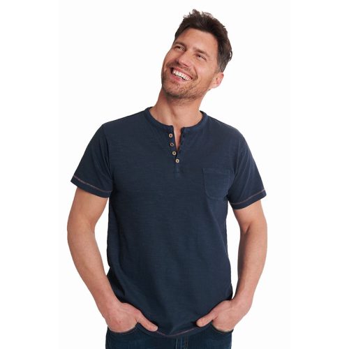 T-shirt Manches Courtes Flamme Tunisien Bleu Fonce