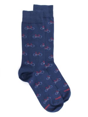Accessoire Chaussettes Fant Velo Bleu Fonce