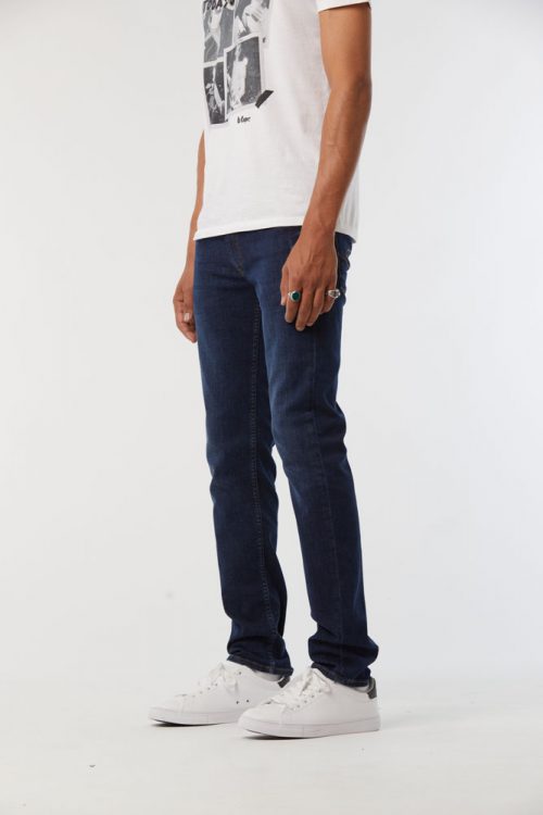 Jean Denim Denim Brut Leger Bleu Fonce – Image 2