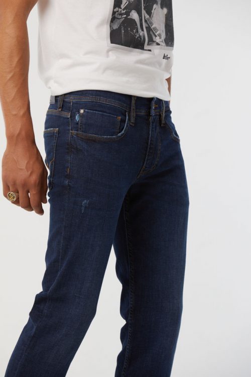 Jean Denim Denim Brut Leger Bleu Fonce – Image 6