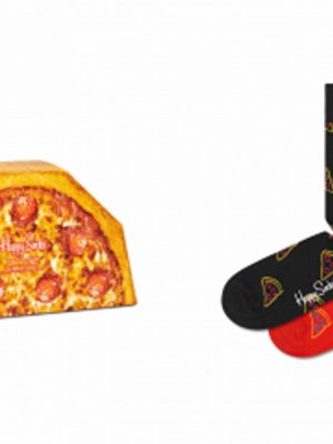 Accessoire Chaussettes Duo Pizza Rouge Moyen