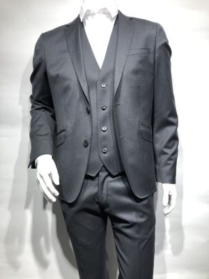 Costume 3 Pieces Serge Unie Las Bang Casino Move Gris Fonce