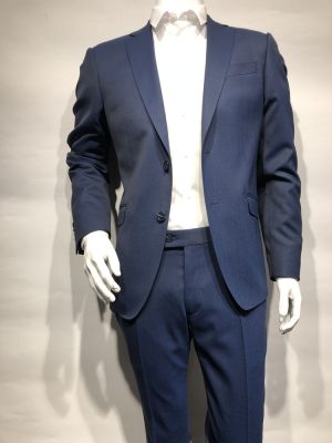 Costume 2 Pieces Pointille Actu Zen Bleu Moyen