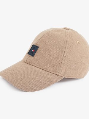 Accessoire Casquette Us Velours Beige Moyen