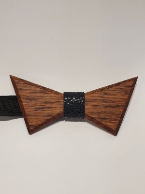 Accessoire NŒud Noeud Bois Marine Bleu Fonce