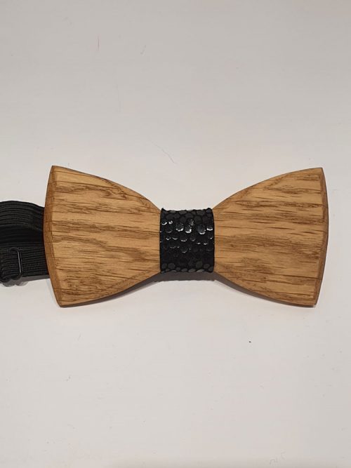 Accessoire NŒud Noeud Bois Noir Noir Fonce