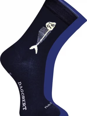 Accessoire Chaussettes Reversible Sardine Bleu Moyen