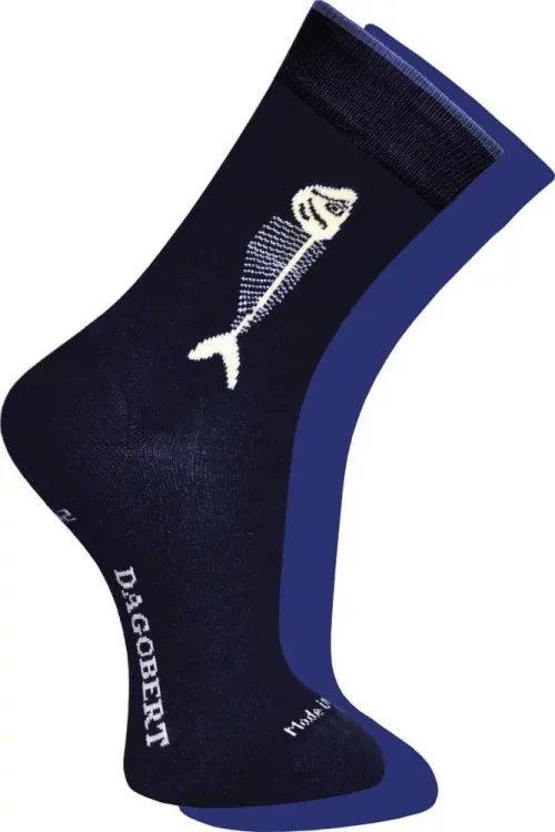 Accessoire Chaussettes Reversible Sardine Bleu Moyen