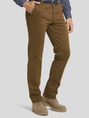 Pantalon Sport Gabardine Stretch Lavee Beige Moyen