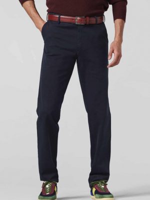 Pantalon Sport Gabardine Grand Teint Bleu Fonce