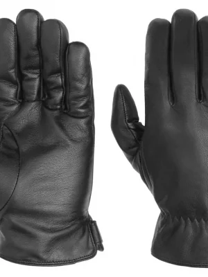 Accessoire Gants Chevre Ville Conductible Noir Fonce
