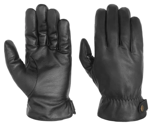 Accessoire Gants Chevre Ville Conductible Noir Fonce