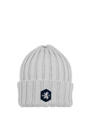 Accessoire Bonnet Uni Cote 3*3 Gris Clair