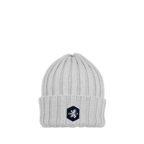 Accessoire Bonnet Uni Cote 3*3 Gris Clair
