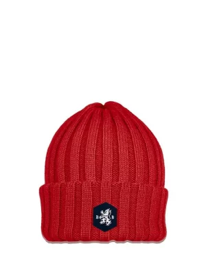 Accessoire Bonnet Uni Cote 3*3 Rouge Moyen