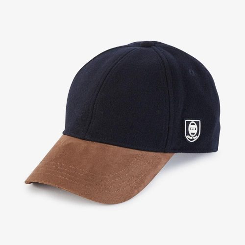 Accessoire Casquette Us Drap Bicolore Bleu Fonce