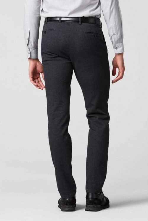 Pantalon Sport Chevron Wool Look Gris Fonce – Image 2