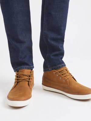 Accessoire Chaussures Nubuck Tige Haute Beige Moyen