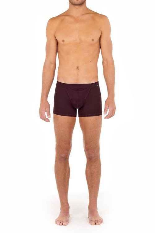Accessoire Shorty Uni Tencel Rouge Fonce