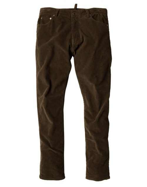 Jean Sport Velours Kaki Fonce