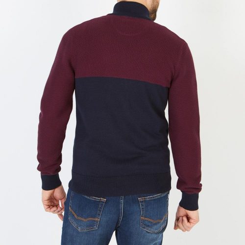 Gilet Manches Longues Broderie 10 Dos Rouge Fonce – Image 2