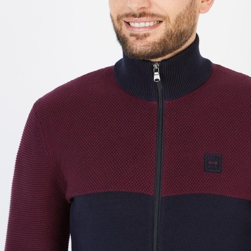 Gilet Manches Longues Broderie 10 Dos Rouge Fonce – Image 3