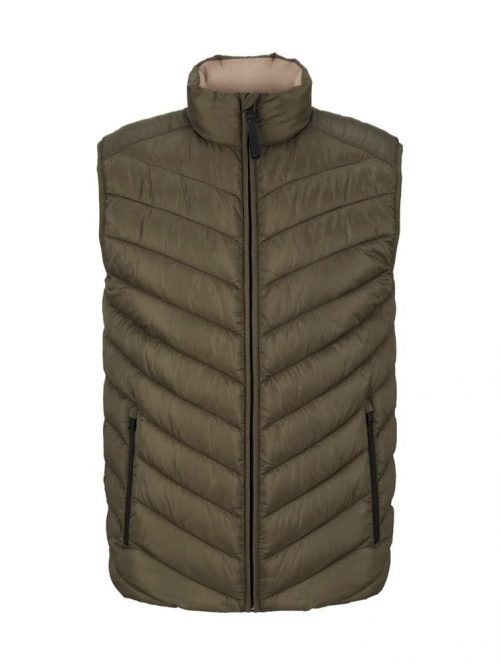 Grosse Piece Blouson Doudoune Fine Kaki Moyen