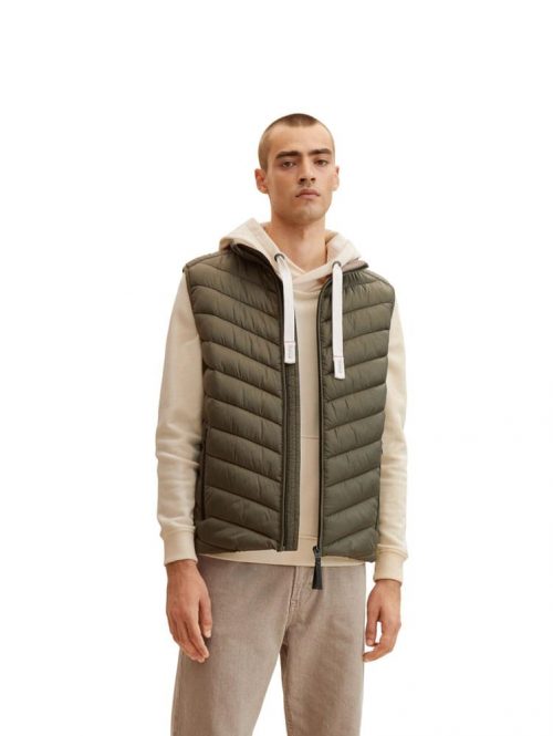 Grosse Piece Blouson Doudoune Fine Kaki Moyen – Image 3