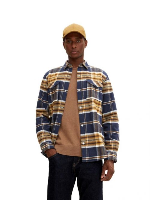 Grosse Piece Blouson Surchemise Kro Bleu Moyen – Image 2