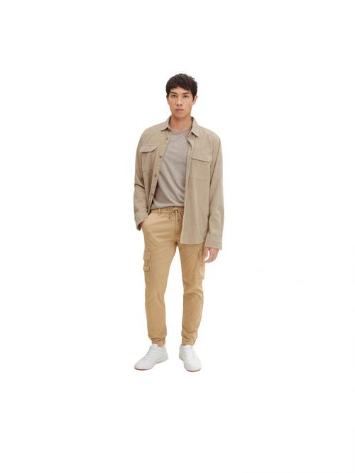 Pantalon Sport Cargo Beige Moyen – Image 2