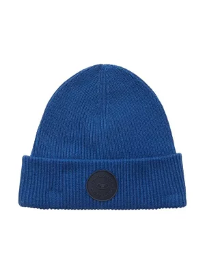 Accessoire Bonnet Tricot Uni Bleu Moyen