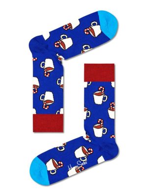 Accessoire Chaussettes Duo Berlingot Sucre Orge Bleu Moyen