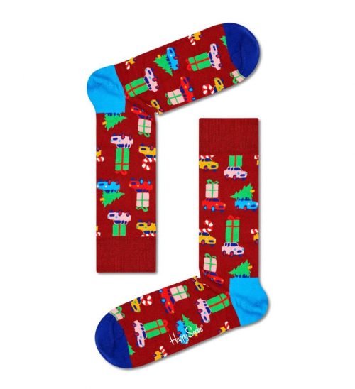 Accessoire Chaussettes Quatuor Paquet Kdo Rouge Moyen – Image 3