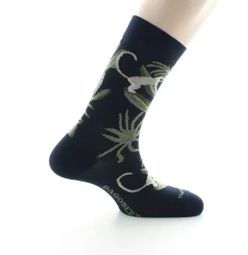 Accessoire Chaussettes Jungle Bleu Fonce – Image 2