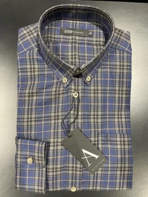 Chemise Manches Longues Sport Kro Trappeur Bleu Moyen