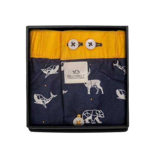 Accessoire Shorty Bio Animaux Arctique Bleu Fonce