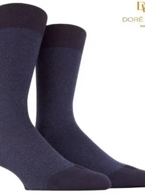 Accessoire Chaussettes Caviar Laine Bleu Fonce