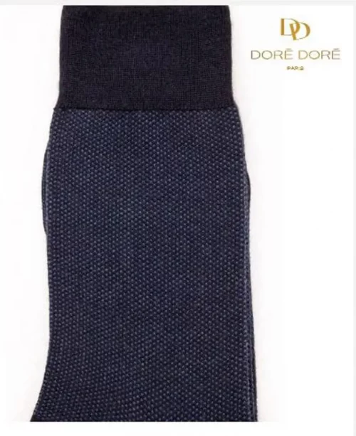 Accessoire Chaussettes Caviar Laine Bleu Fonce – Image 3