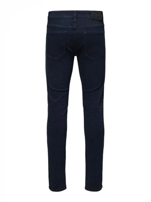 Jean Denim Slim Denim Blue Black Bleu Fonce – Image 2